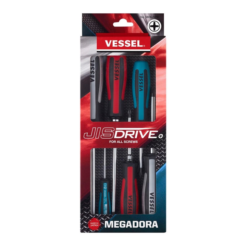 VESSEL MEGADORA JISDRIVE Screwdriver 6PC. Set - Image 1