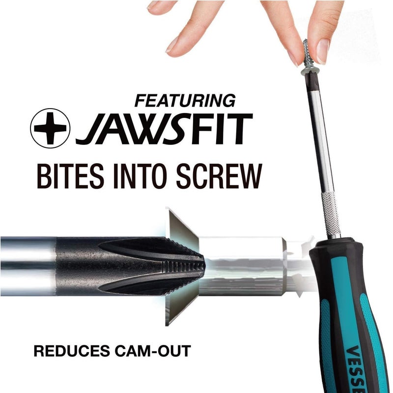 VESSEL MEGADORA JISDRIVE Screwdriver 6PC. Set - Image 4