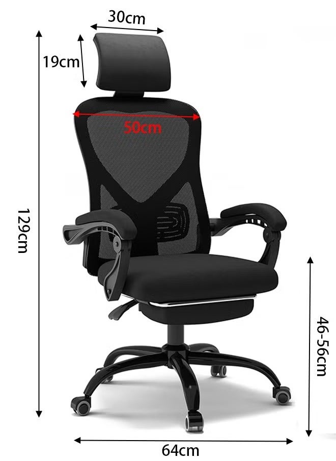 Stubborn Office Chair with Wheels, Staff Chair, Liftable and Breathable Mesh chair  - Image 4