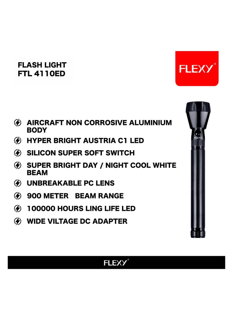 Flexy - Rechargeable Flashlight - Hyper Bright CREE 6W LED, 900m Coverage, and Lifetime Warranty - Image 1