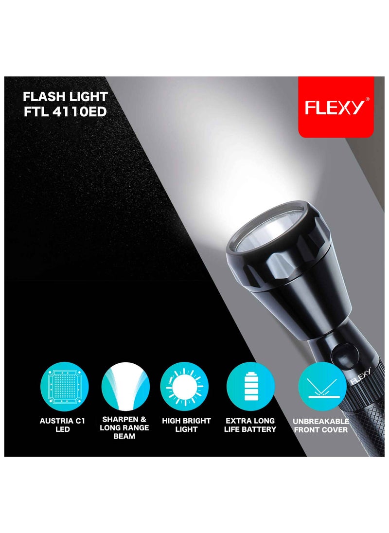 Flexy - Rechargeable Flashlight - Hyper Bright CREE 6W LED, 900m Coverage, and Lifetime Warranty - Image 1