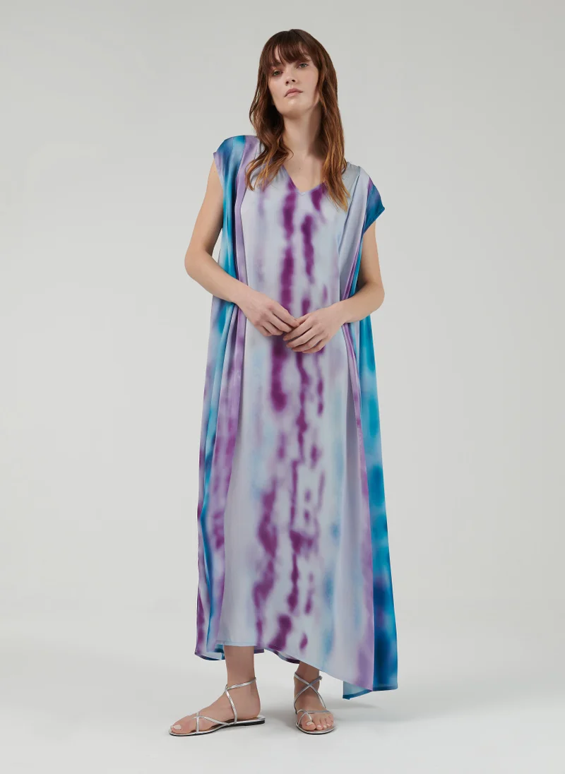 Ombre Print Kaftan - Shorter length