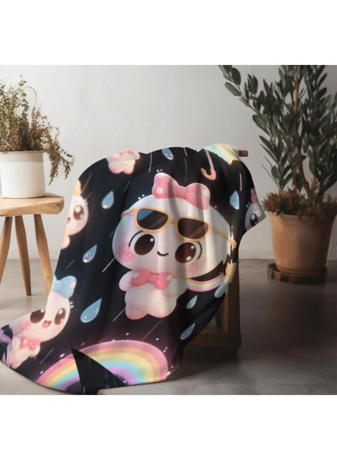 عام Wisdom Fairy (أحدث) بطانية رقيقة من الفانيلا (دافئة ومريحة، ومناسبة للنوم، واستخدام اللعبة، وإزالة الغبار والرمل) 150 سم * 200 سم - 40 - Image 3