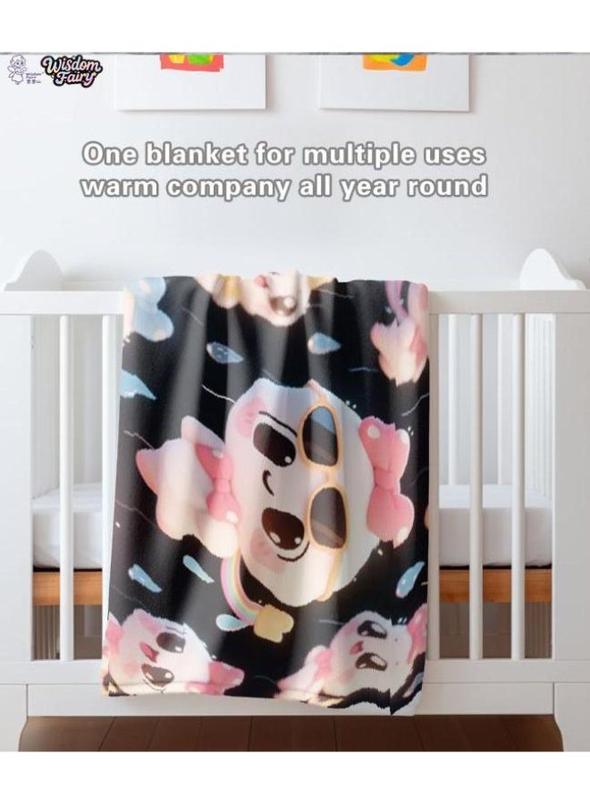 عام Wisdom Fairy (أحدث) بطانية رقيقة من الفانيلا (دافئة ومريحة، ومناسبة للنوم، واستخدام اللعبة، وإزالة الغبار والرمل) 150 سم * 200 سم - 40 - Image 1