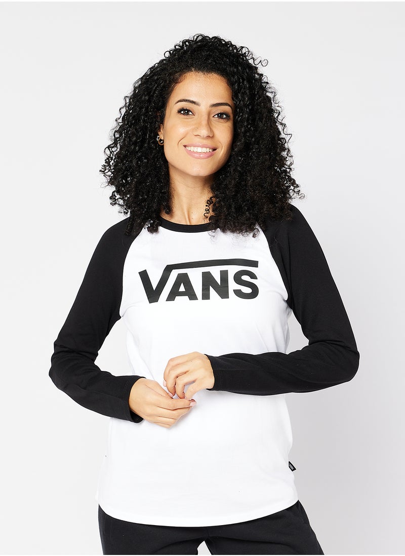 VANS - Flying V Long Sleeve Raglan T-Shirt - Image 1