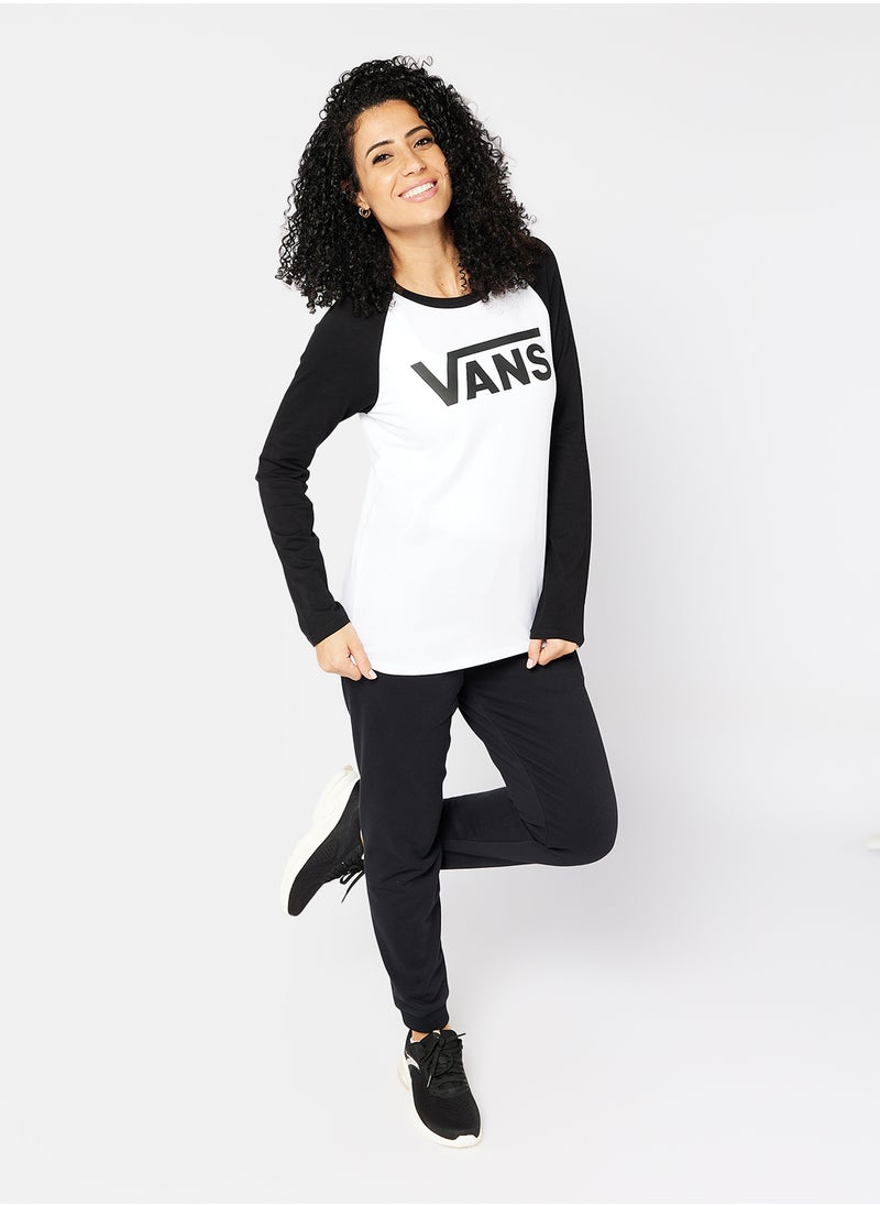 VANS - Flying V Long Sleeve Raglan T-Shirt - Image 1