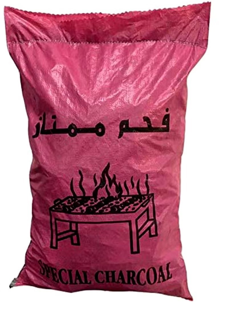 Toshionics 3 KG Natural Charcoal Packet for BBQ, Grilling, Outdoor Cooking, Camping, Shisha, and Tandoor – High Heat, Long Lasting, Low Smoke, Eco-Friendly, Easy Ignition, Restaurant and Home Use - Image 1