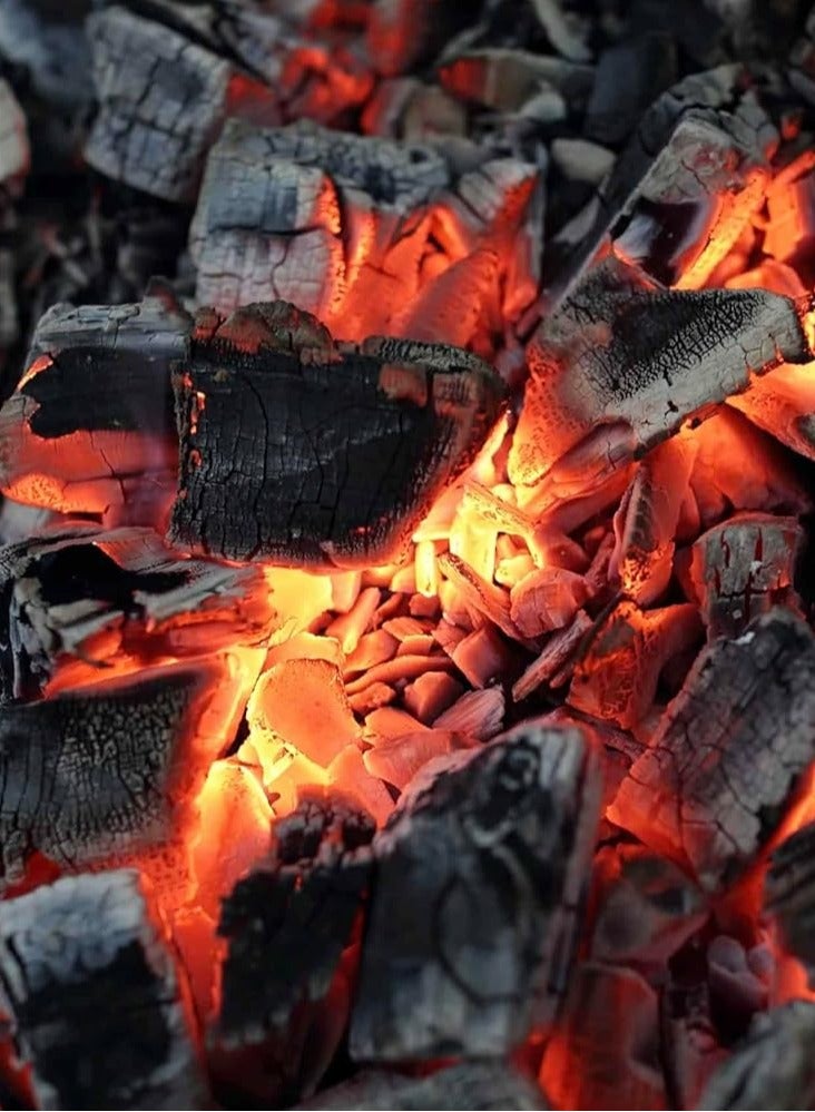 Toshionics 3 KG Natural Charcoal Packet for BBQ, Grilling, Outdoor Cooking, Camping, Shisha, and Tandoor – High Heat, Long Lasting, Low Smoke, Eco-Friendly, Easy Ignition, Restaurant and Home Use - Image 3
