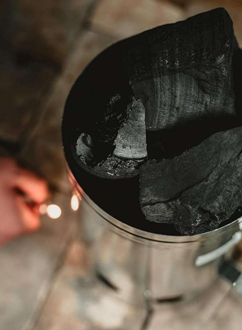 Toshionics 3 KG Natural Charcoal Packet for BBQ, Grilling, Outdoor Cooking, Camping, Shisha, and Tandoor – High Heat, Long Lasting, Low Smoke, Eco-Friendly, Easy Ignition, Restaurant and Home Use - Image 4