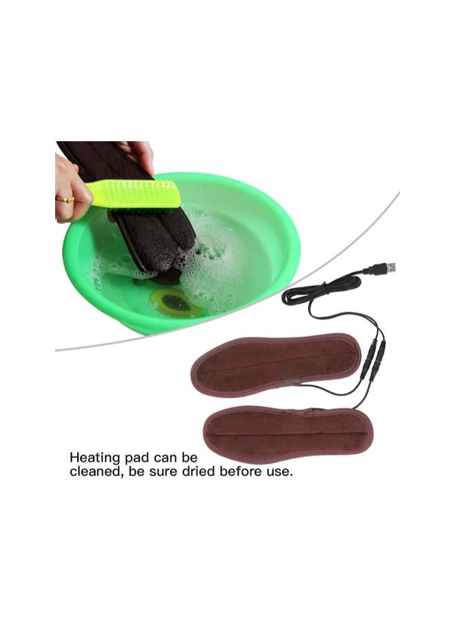 Heated Insoles, USB Heating Insoles Boots Insoles Shoe Insoles Sports Awards Boots Shoes Sneaker Ice Fishing for Hiking Camping(39-40) - Image 5