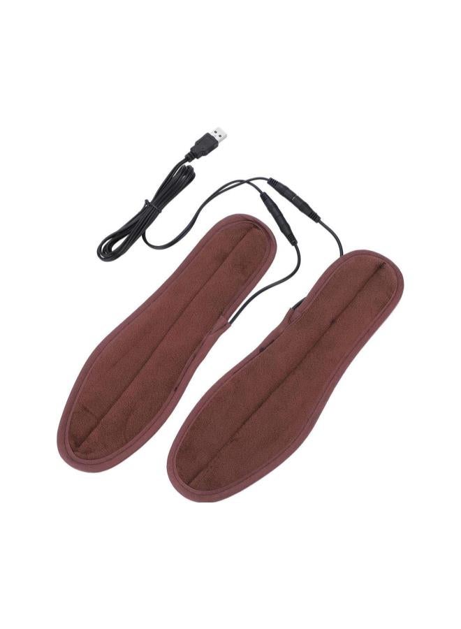 Heated Insoles, USB Heating Insoles Boots Insoles Shoe Insoles Sports Awards Boots Shoes Sneaker Ice Fishing for Hiking Camping(39-40) - Image 4