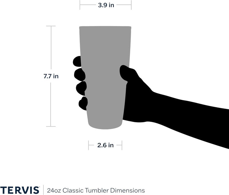 Tervis Double Walled Insulated Tumbler Travel Cup - 24oz Clear - 2 Pack - Image 4