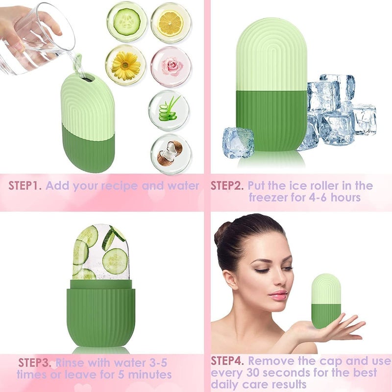 VALKYRIE Ice Roller For Face Eyes and Neck To Brighten Skin  Enhance Your Natural GlowReusable Facial Treatment to Tighten  Tone Skin  DePuff The Eye Area  multi color - Image 5