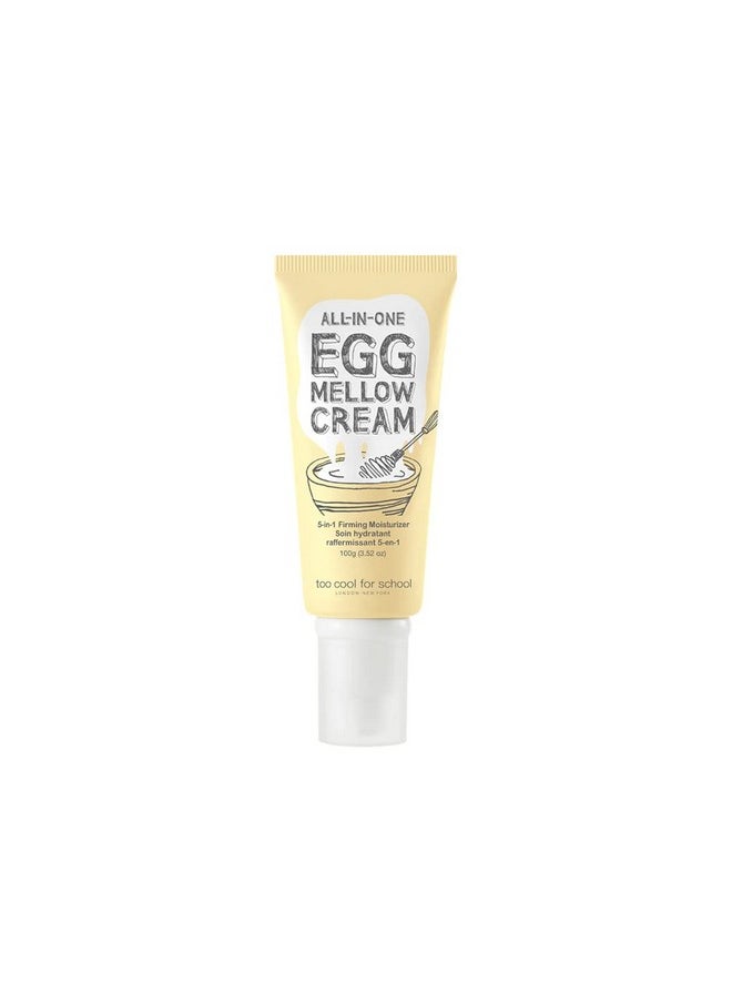 too cool for school - Allinone Egg Mellow Cream 100G Anti Aging Face Cream Anti Wrinkle Firming Moisturizer 98% Pure Collagen Fiber - Image 1