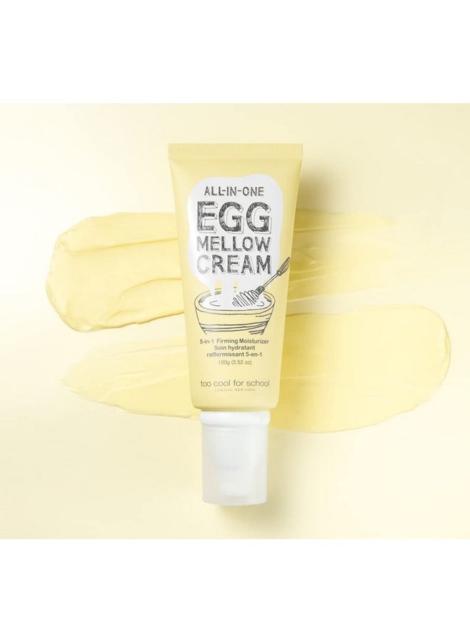 too cool for school - Allinone Egg Mellow Cream 100G Anti Aging Face Cream Anti Wrinkle Firming Moisturizer 98% Pure Collagen Fiber - Image 1