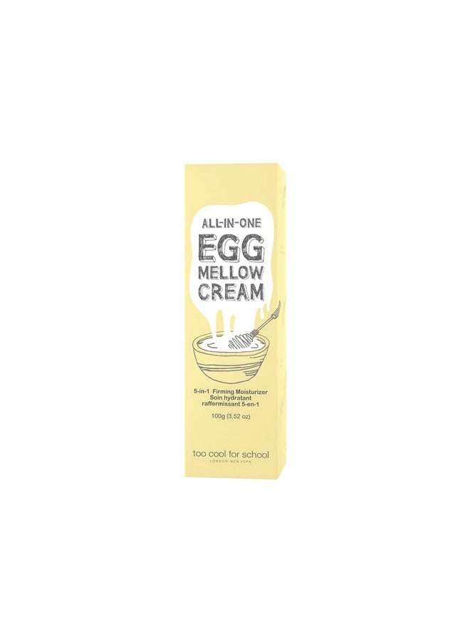 too cool for school - Allinone Egg Mellow Cream 100G Anti Aging Face Cream Anti Wrinkle Firming Moisturizer 98% Pure Collagen Fiber - Image 1