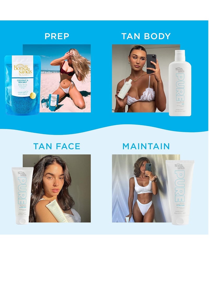 BONDI SANDS PURE Self Tanning Sleep Mask Hydrating Formula Gives a Natural Glow Overnight Enriched with Cocoa and Shea Butter Hyaluronic Acid and Vitamins C and E Vegan Cruelty Free 75 mL 2 53 Oz - Image 5