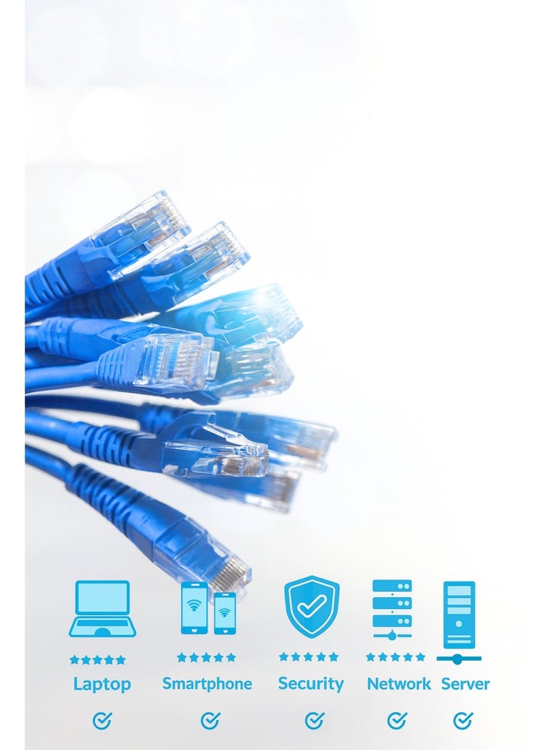 High-Quality CAT6 Ethernet Cable – Pure Copper – Available in 2m / 5m / 10m / 20m / 50m / 80m - Image 5