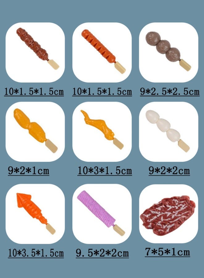 Toy BBQ Grill Set, Kitchen Toy Set, Toddler Grill Playset with Grill Tools  Food Accessories, Interactive BBQ Toy Set for Kids, Birthday Gift for Boys Girls Kids（25pcs） - Image 3