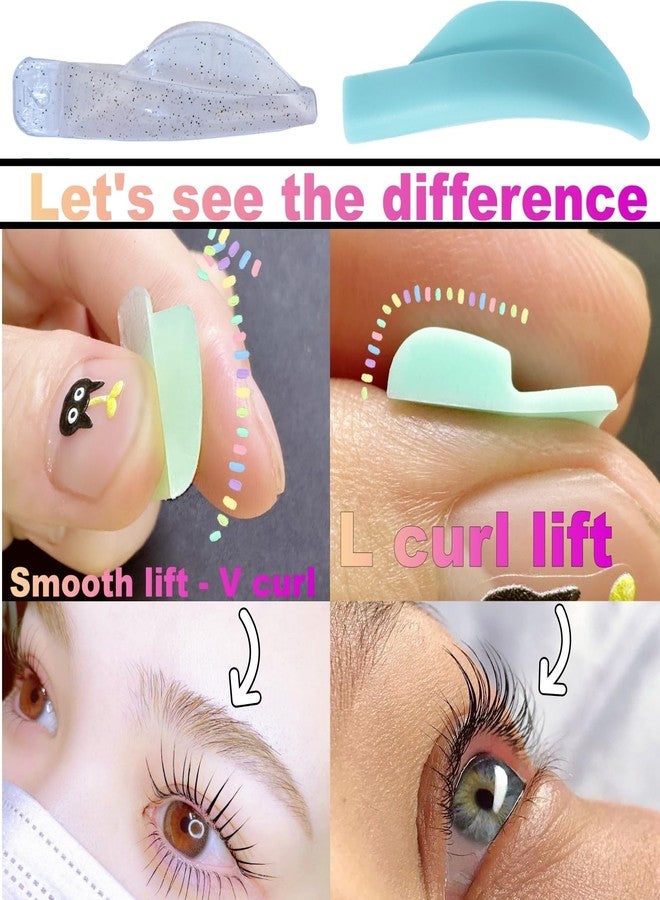 ICONSIAM Lash Lift Shields C Curl 4 Size Lifting Pad Rapid Lifting Eyelash Shield Shiny Perm Rods Make Cat Eye Curl Flexible Pads Extreme Rod 100 Use Elastic Lami Perming Roller Big Pad For Long Eyelashes - Image 4
