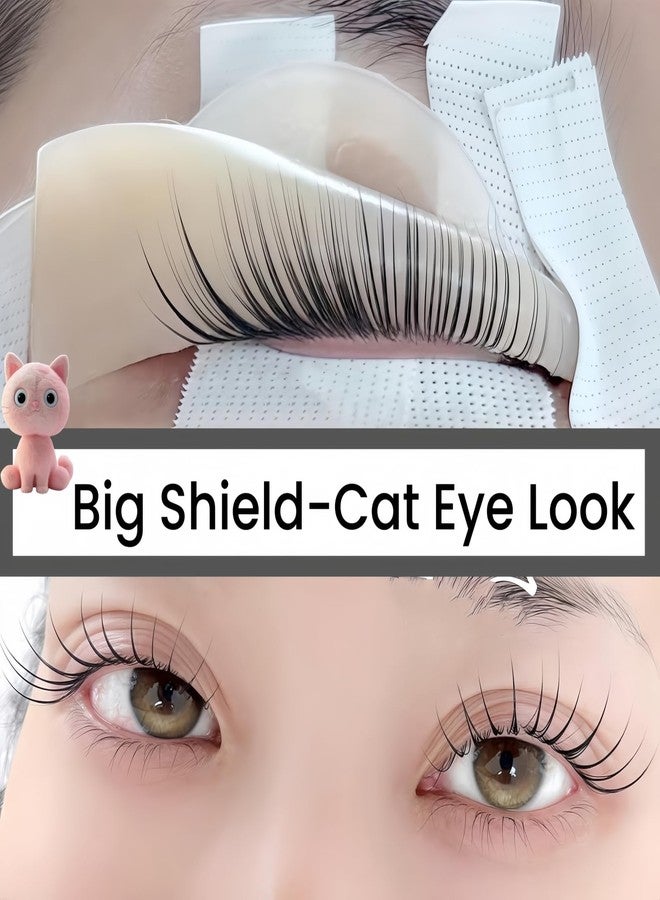 ICONSIAM Lash Lift Shields C Curl 4 Size Lifting Pad Rapid Lifting Eyelash Shield Shiny Perm Rods Make Cat Eye Curl Flexible Pads Extreme Rod 100 Use Elastic Lami Perming Roller Big Pad For Long Eyelashes - Image 2