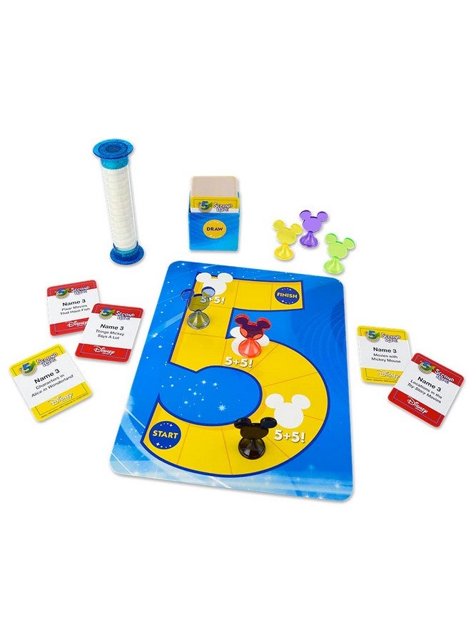 5 Second Rule Disney Edition - Fun Family Game About Your Favorite Disney Characters - Ages 6+ - Image 2