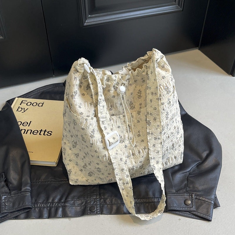 2024 Fresh Style Floral Bag Summer High-End Niche Women'S Bag New Large Capacity Shoulder Crossbody Bag - Image 2