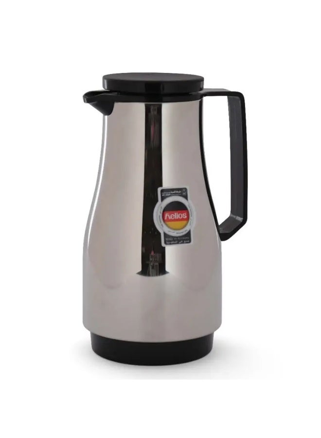 ترمس استيل هيليوز، 1 لتر - أسود