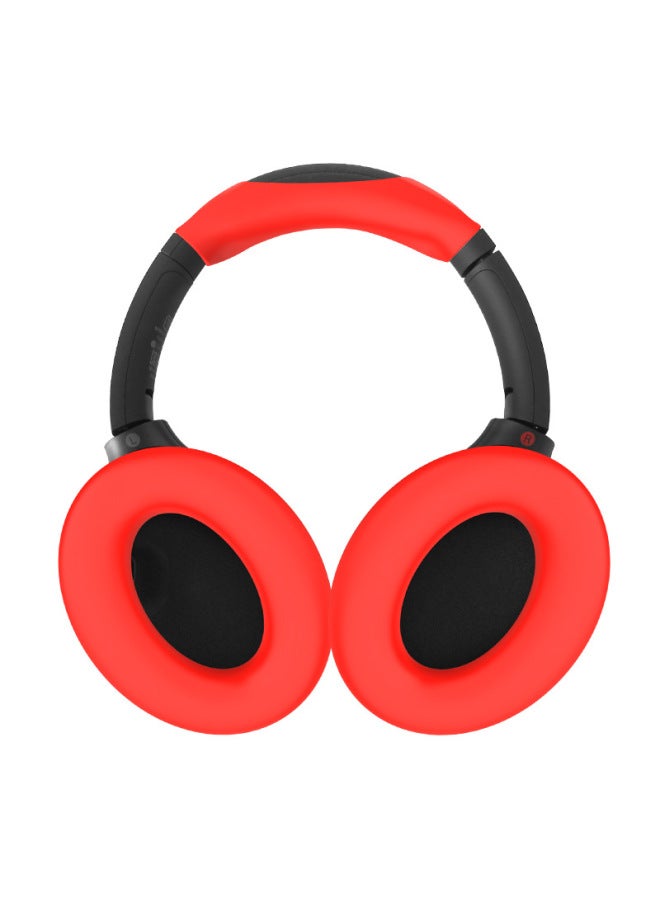Suitable For Sony Sony WH-1000 XM4 Headphone Protective Case Silicone Case Anti-fall And Dustproof Headphone Case-Color:One Red Head Beam-Model:Sony Sony WH-1000 XM4  - Image 1