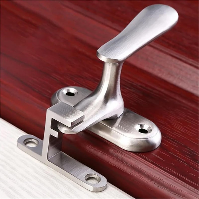 Large 5Pcs Stainless Steel Sliding Window Latch Handle Security Hasp Hardware Fittings - Image 3