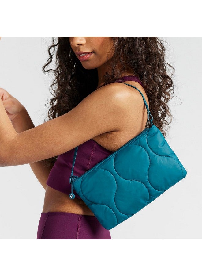 Vera Bradley Featherweight Convertible Wristlet With Rfid Protection Peacock Feather - Image 4