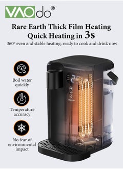 VAOdo Water Purifier with Night Light Clear Lcd Cnc Panel 3s Heated Water Can be Directly Connected to External Bottled Water Water Dispenser Suitable for Milk Coffee and Tea  - Image 5