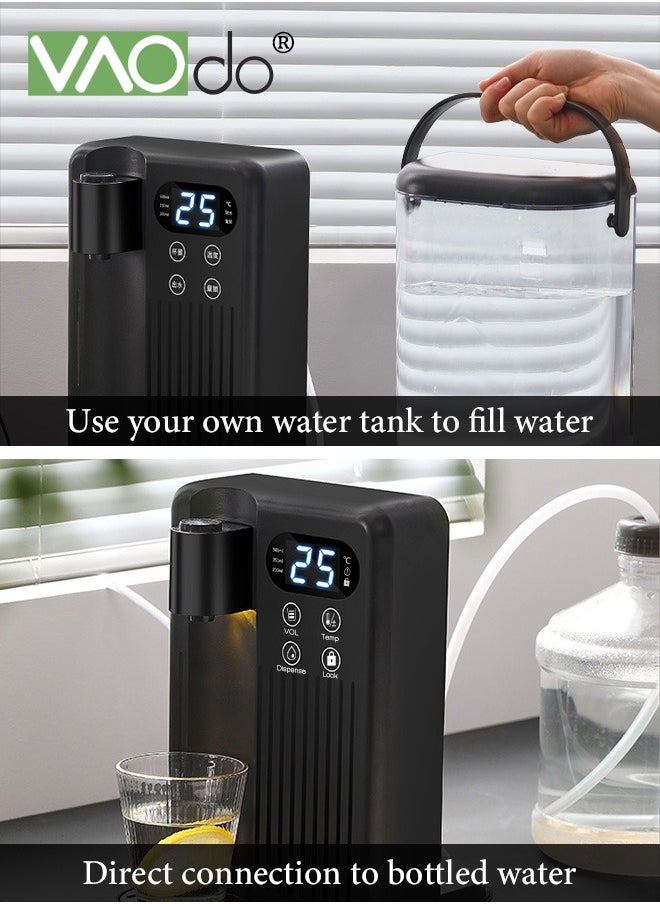 VAOdo - Water Purifier with Night Light Clear Lcd Cnc Panel 3s Heated Water Can be Directly Connected to External Bottled Water Water Dispenser Suitable for Milk Coffee and Tea - Image 1