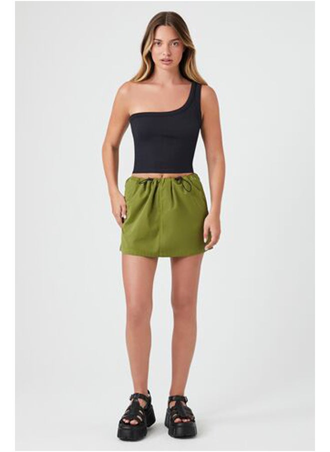 FOREVER 21 - Toggle Drawstring Mini Skirt - Image 1