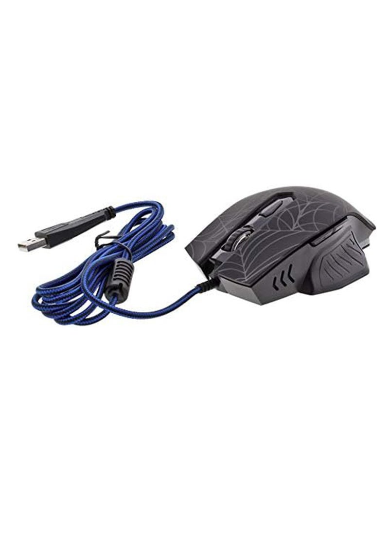 ماركة غير محددة - ماوس ألعاب باتلترون ماوس USB مع إضاءة LED 6 أزرار - Image 1