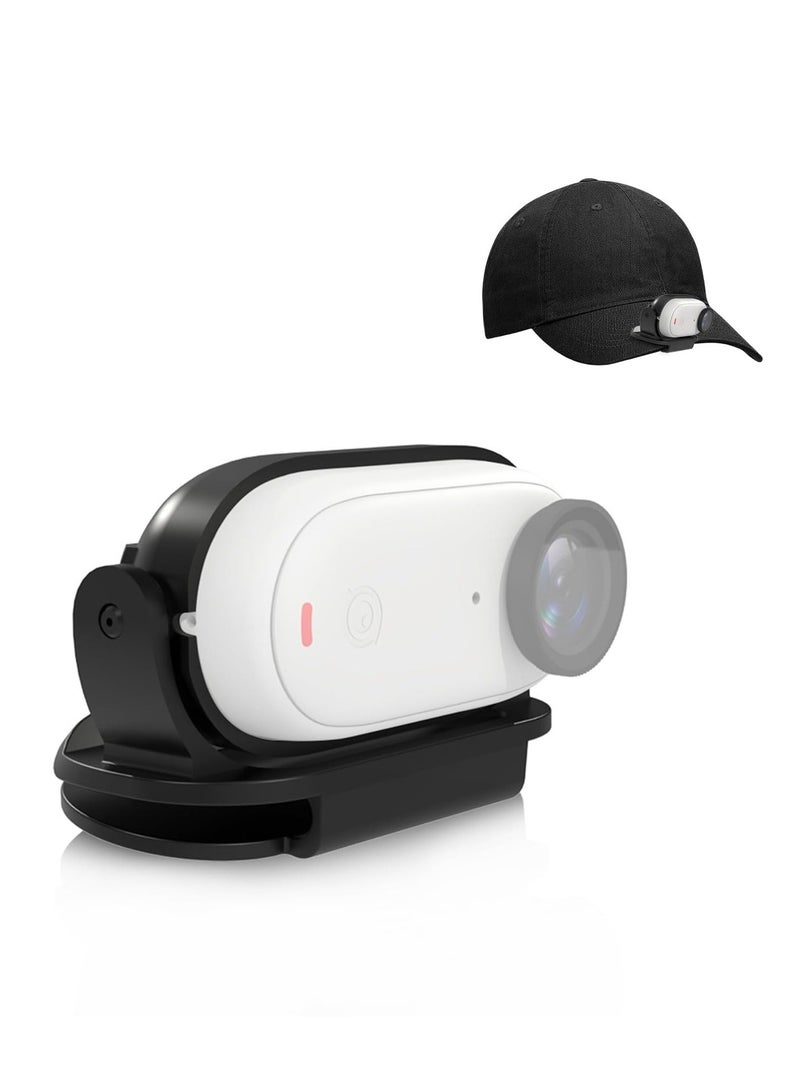 Camera Cap Clip Magnetic Mount Bracket for Insta360 GO3 or GO2 Adjustable Action Camera Baseball Cap Mount Baseball hat Mount for Action Camera  Quick Release Hat Clip for Hands Free Shooting  - Image 1