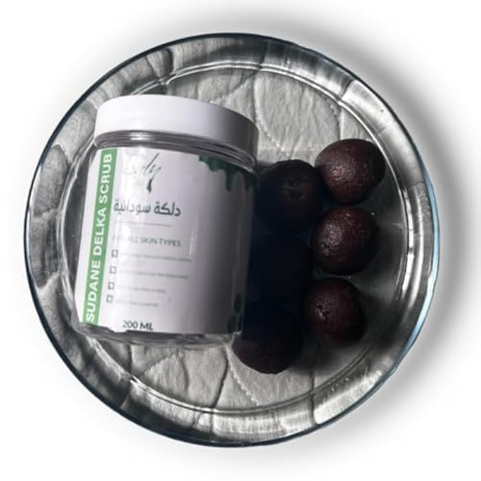 Saly Jolie Sudanese Delka with Rose and Saffron for Body Exfoliation - Image 2