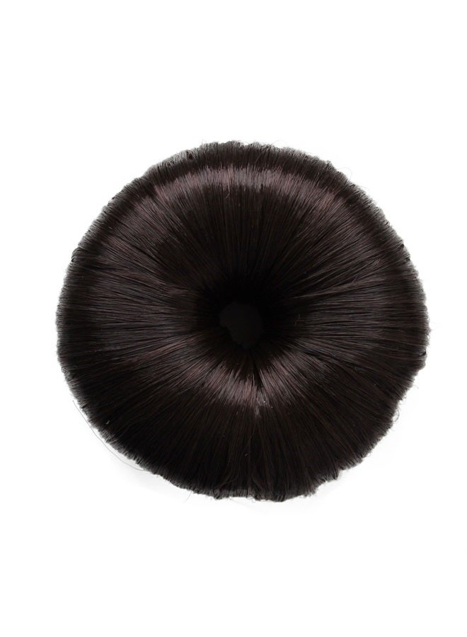 حلقة شعر دائرية من PRETTYSHOP لصنع تسريحات الشعر العلوية، أداة تصفيف الشعر، قطعة شعر زفاف، بني DK2