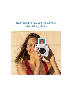 Captaintech Square SQ1 Case Protective Case for Fujifilm Instax Square SQ1 Instant Camera PU Leather Cover with Adjustable Shoulder Strap, White  - Image 5