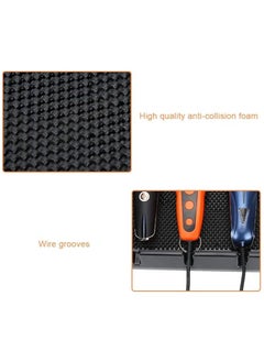 General Hair clipper tool holder, barber, non-slip tray with 4 notches, professional hair clipper stand for hair salon  - Image 3