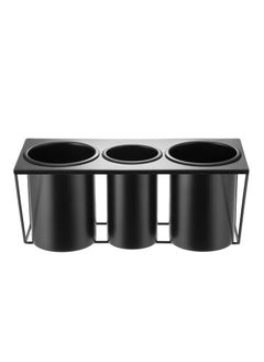 J JACKCUBE DESIGN J JACKCUBE DESIGN Hair Dryer Holder Hair Styling Product Care Tool Organizer Bath Supplies Accessories Tray Stand Storage Bathroom Steel Hair Dryer Holder(Black) MK470B  - Image 5