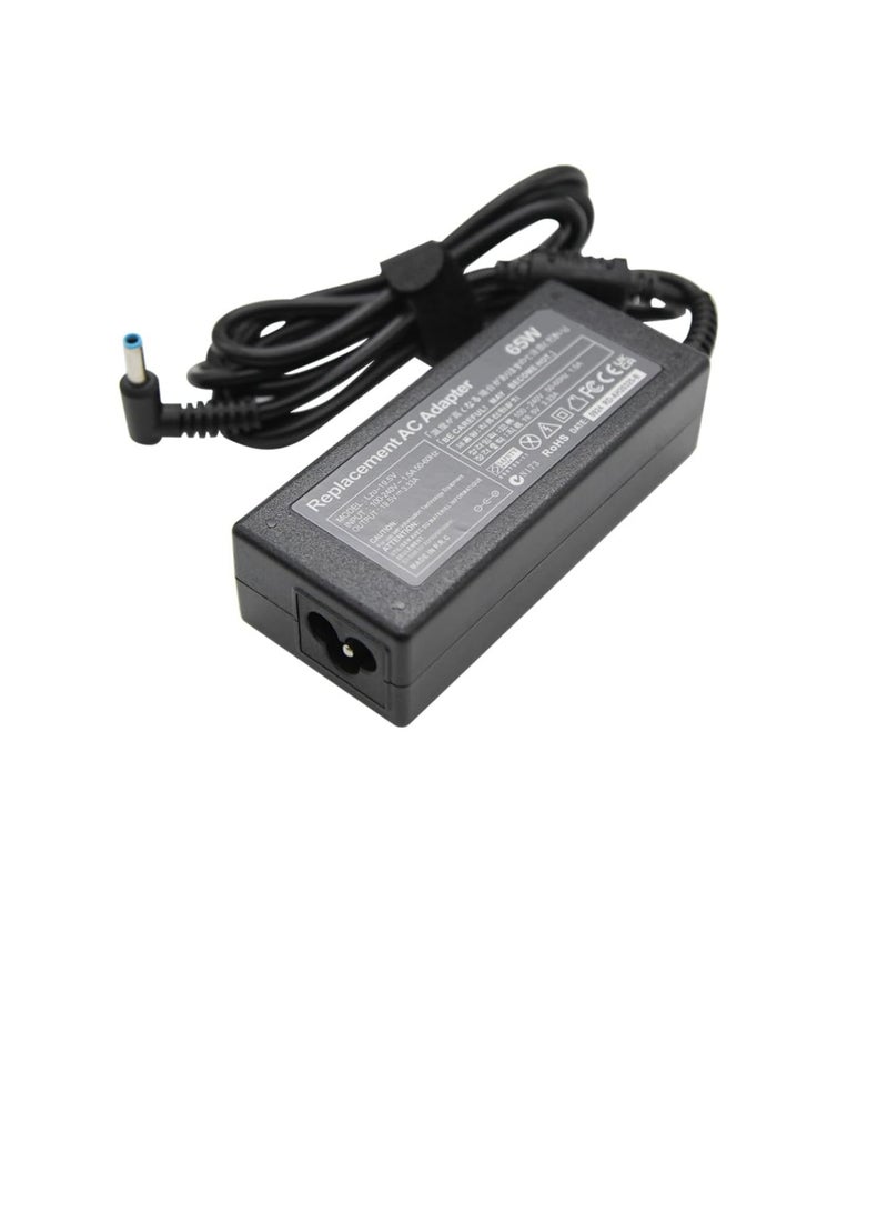 Terabyte 65W 45W 19.5V for Compatible with HP Chromebook 11 14 G3 G4 Pavilion X360 11 13 15-f Envy 13 15 17 Stream 11 13 14 Elitebook Folio 1040 g1 Laptop (Black) - Image 2