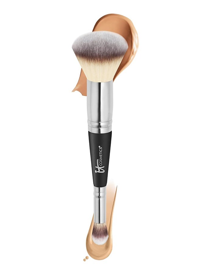 IT COSMETICS Heavenly Luxe Complexion Perfection Brush #7 - Foundation & Concealer Brush in One - Soft Bristles - Pro-Hygienic & Ideal for Sensitive Skin Multicolor - Image 1
