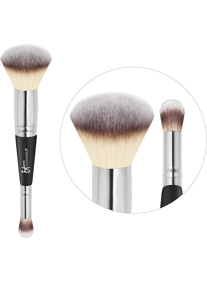 IT COSMETICS Heavenly Luxe Complexion Perfection Brush #7 - Foundation & Concealer Brush in One - Soft Bristles - Pro-Hygienic & Ideal for Sensitive Skin Multicolor - Image 3