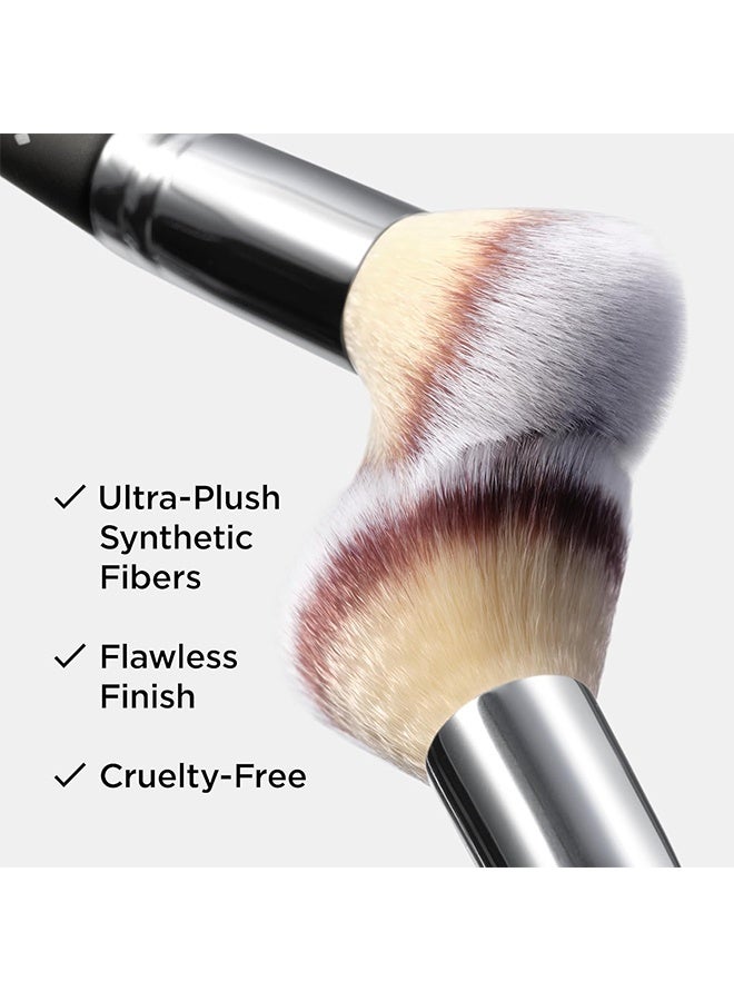 IT COSMETICS Heavenly Luxe Complexion Perfection Brush #7 - Foundation & Concealer Brush in One - Soft Bristles - Pro-Hygienic & Ideal for Sensitive Skin Multicolor - Image 2