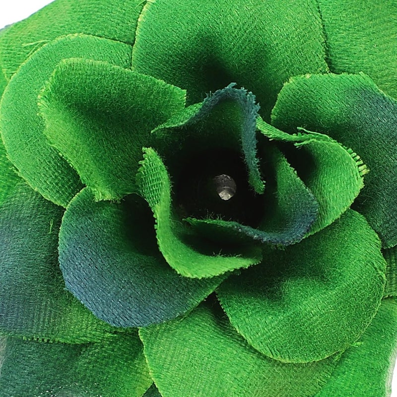SYOSI Simulated Roses, Flannelette Dark Green Fake Flower Heads for DIY Crafts, Wedding Decor, Home Decoration, Flower Walls, Party Decorations, and Craft Projects, 1.77" Size, 50 Pcs - Image 2