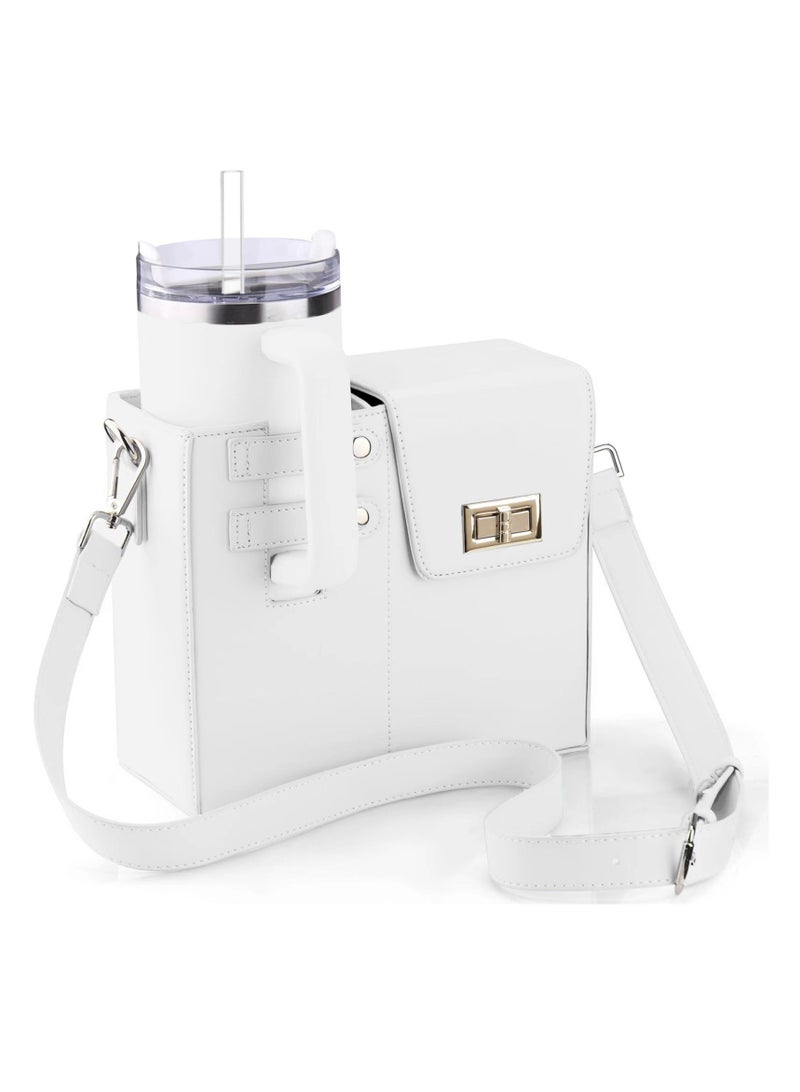 إيفرين حقيبة تخزين حامل زجاجات قابلة للتعديل مع حزام قابل للفصل، متوافقة مع معظم زجاجات المياه، حقيبة متعددة الاستخدامات للاستخدام في الهواء الطلق - مادة متينة، تصميم تركيب مبتكر لإعدادات مختلفة - Image 1