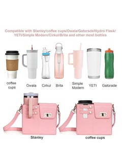 EVEREEN Adjustable Crossbody Bottle Holder Storage Bag with Detachable Strap, Compatible with Most Water Bottles, Versatile Pouch for Outdoor Use - Durable Material, Innovative Mounting Design for Various Settings  - Image 3