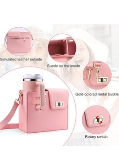 EVEREEN Adjustable Crossbody Bottle Holder Storage Bag with Detachable Strap, Compatible with Most Water Bottles, Versatile Pouch for Outdoor Use - Durable Material, Innovative Mounting Design for Various Settings  - Image 4