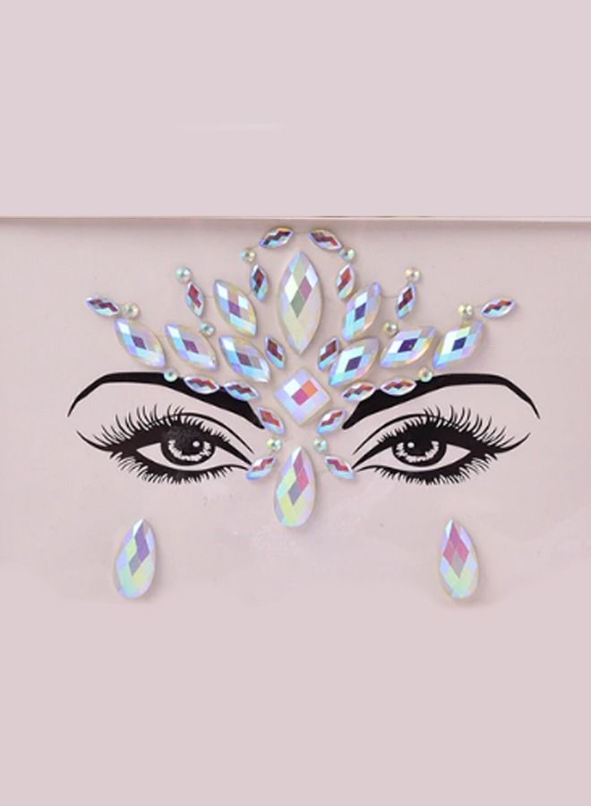 ملصقات تاتو كريستاليه للوجه - Image 1